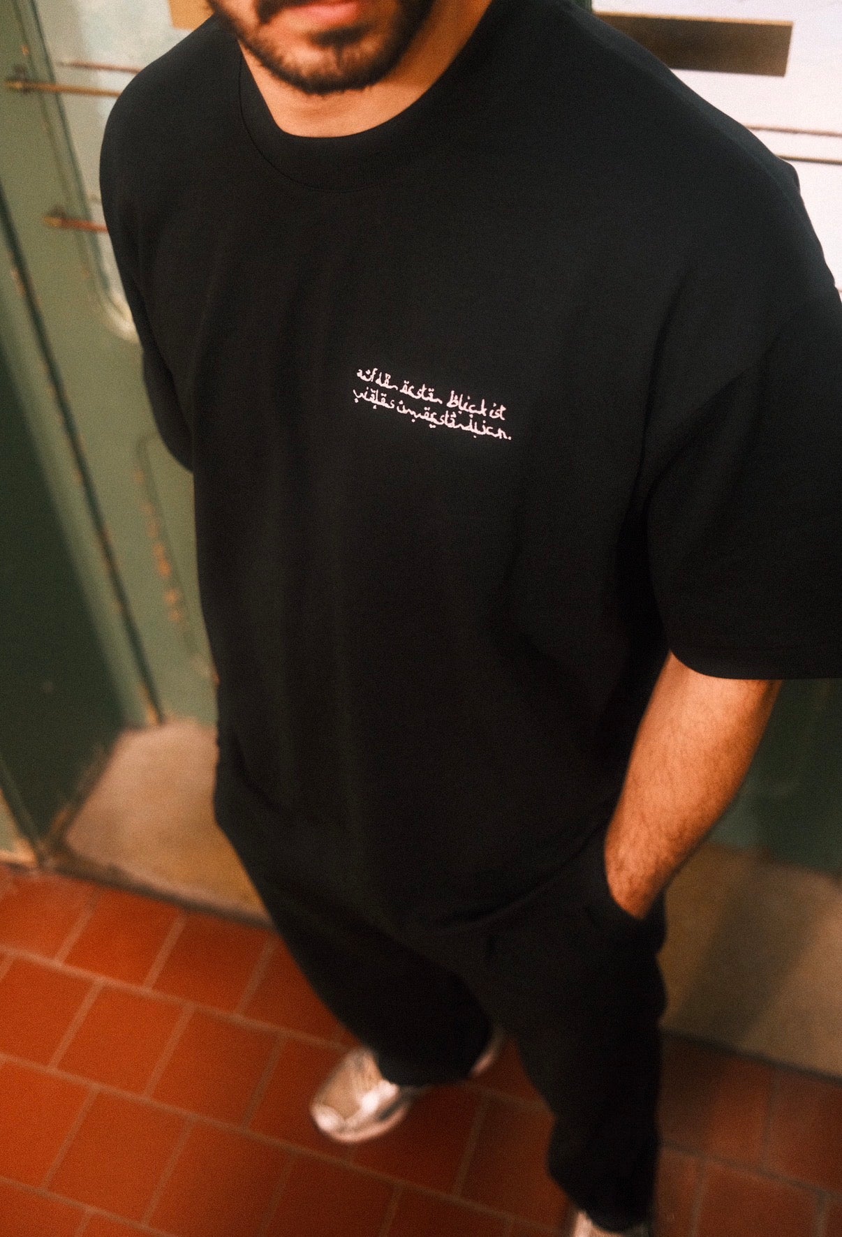 "Auf den ersten Blick" - Tshirt Unisex black