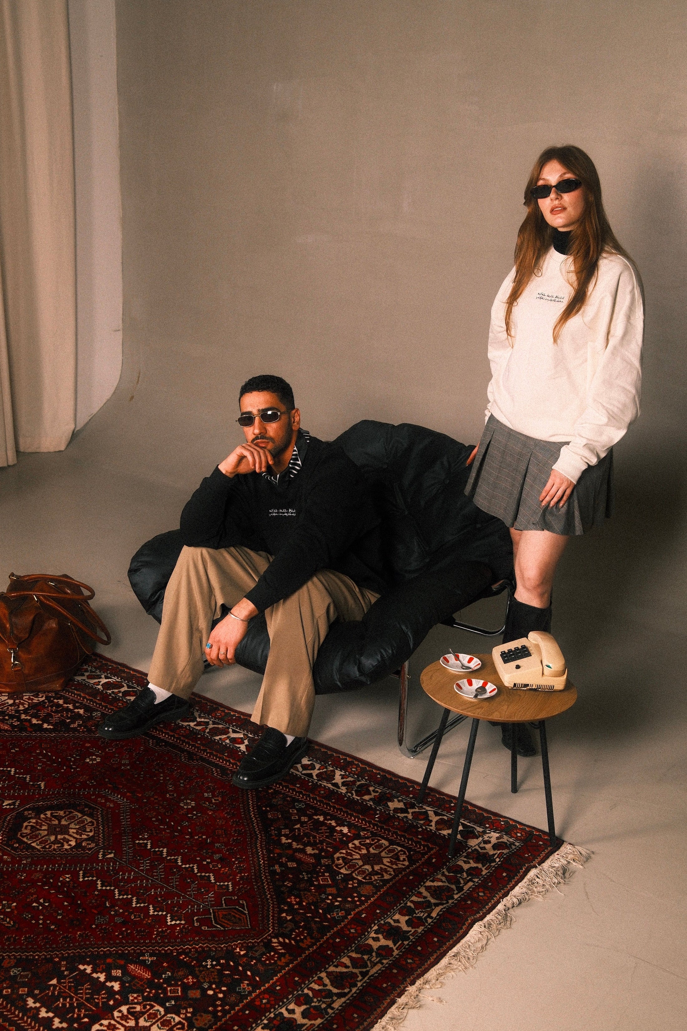 "Auf den ersten Blick" - Sweatshirt Unisex black