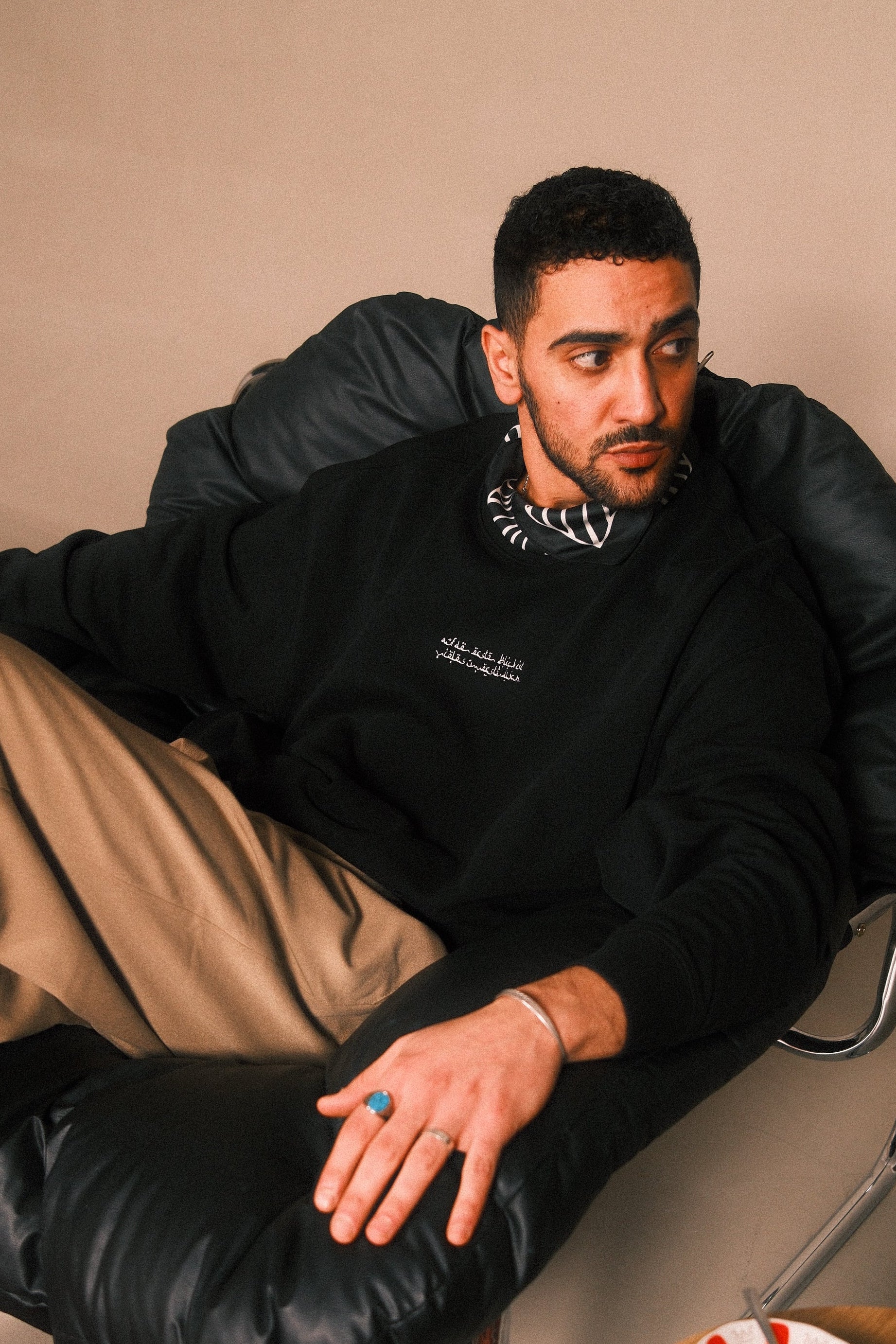 "Auf den ersten Blick" - Sweatshirt Unisex black