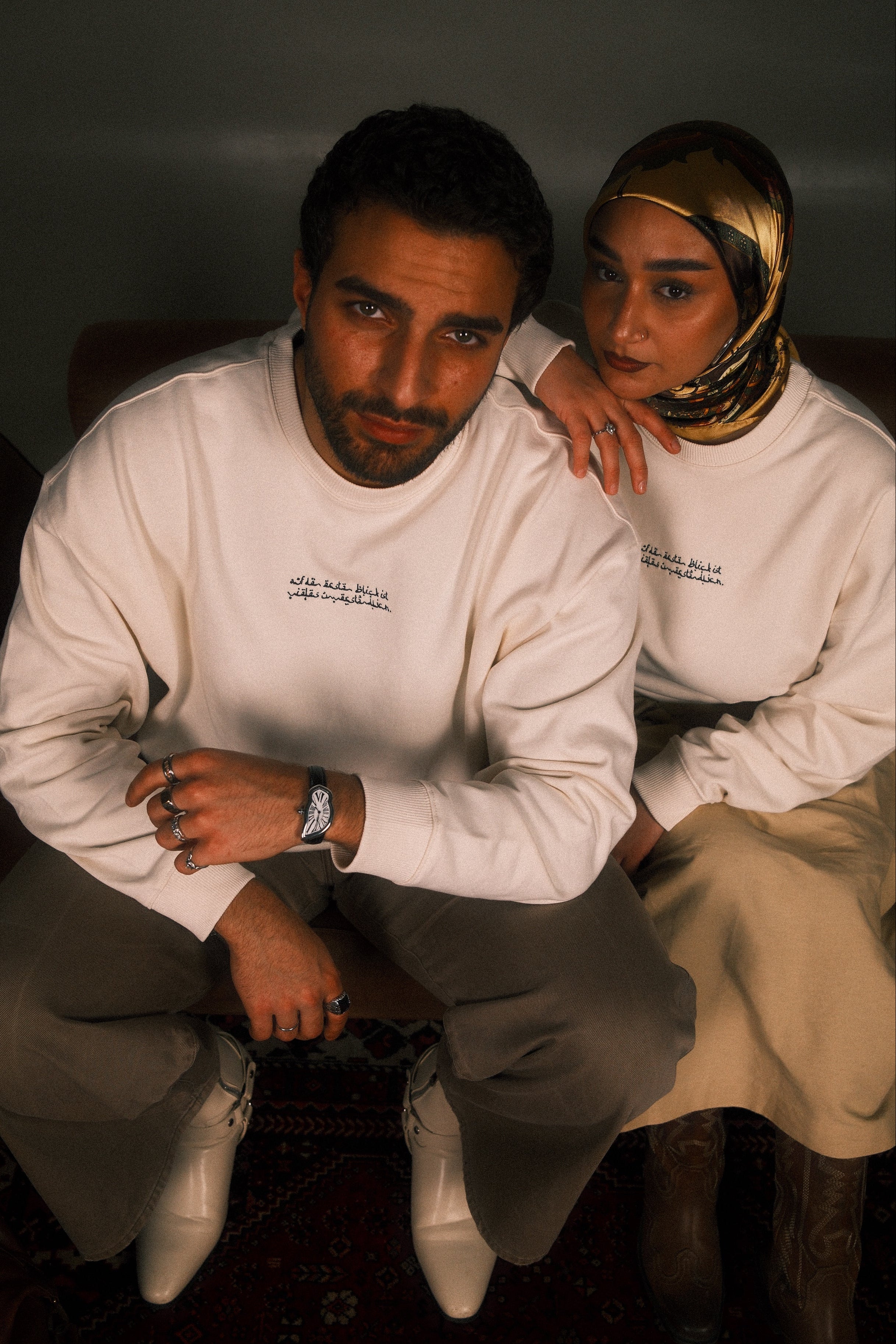 "Auf den ersten Blick" - Sweatshirt Unisex creme