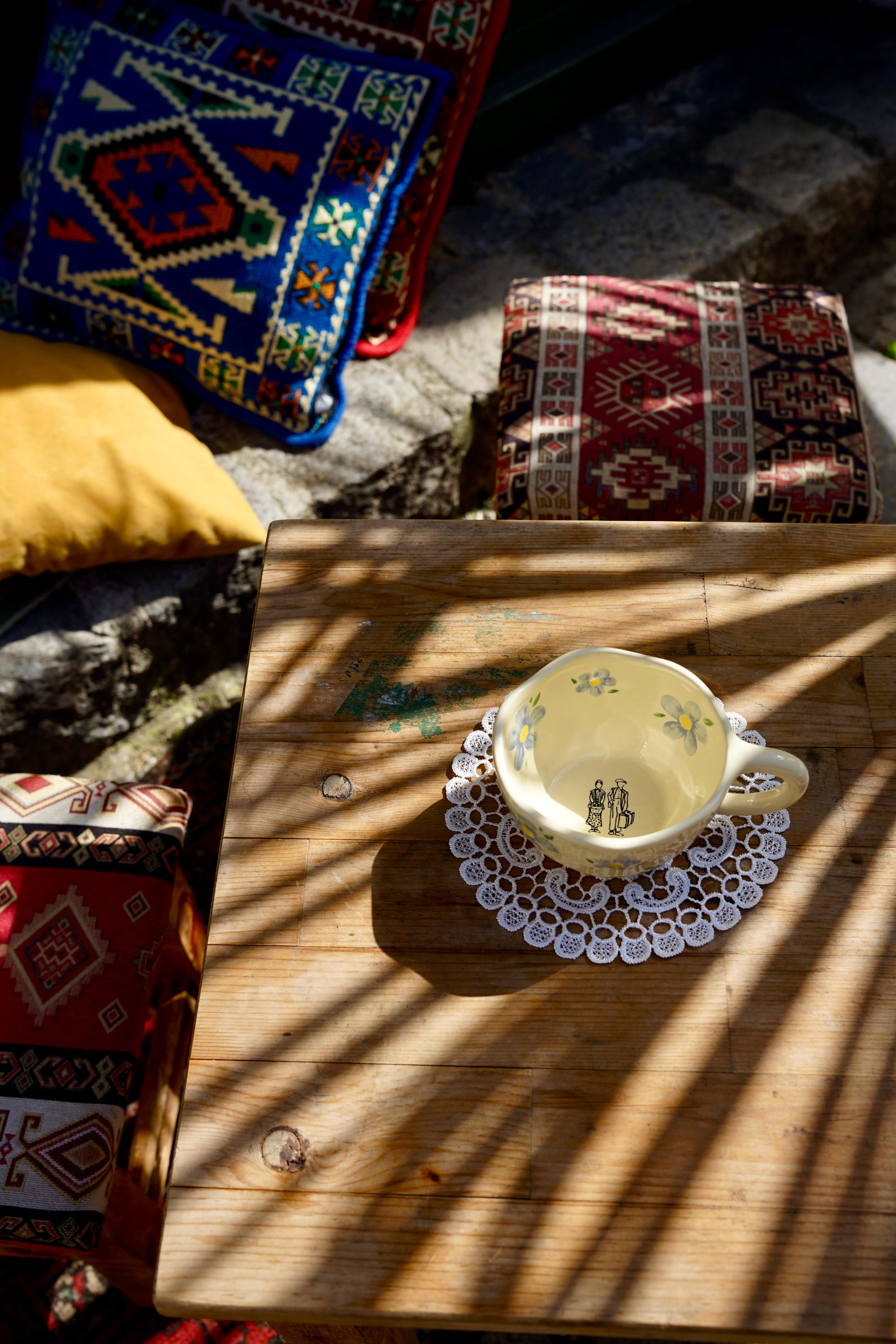 NENE´s Tasse © mit blauen Blumenmuster - DEDE loves NENE