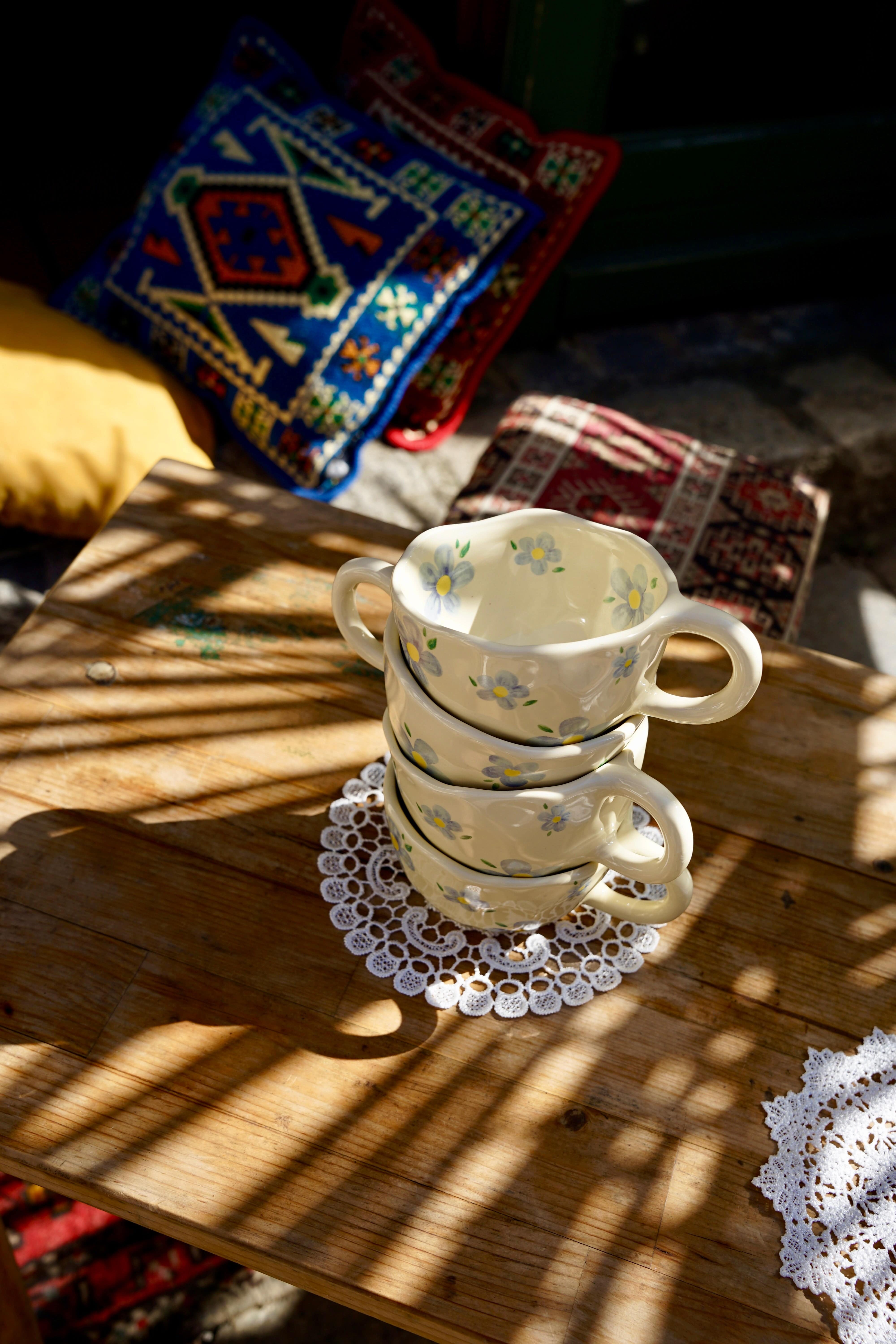 NENE´s Tasse © mit blauen Blumenmuster - DEDE loves NENE