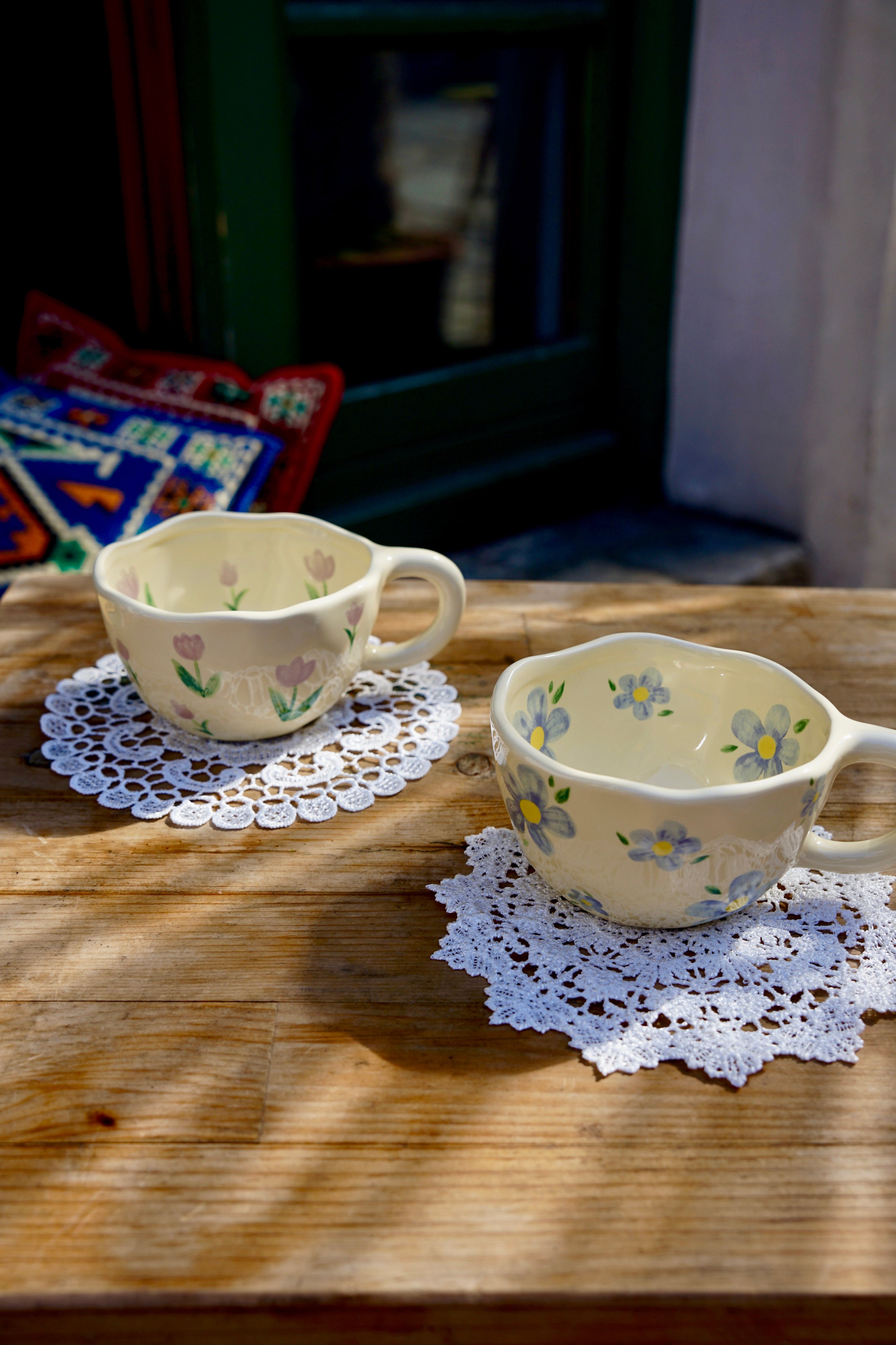 NENE´s Tasse © mit lila Tulpenmuster - DEDE loves NENE