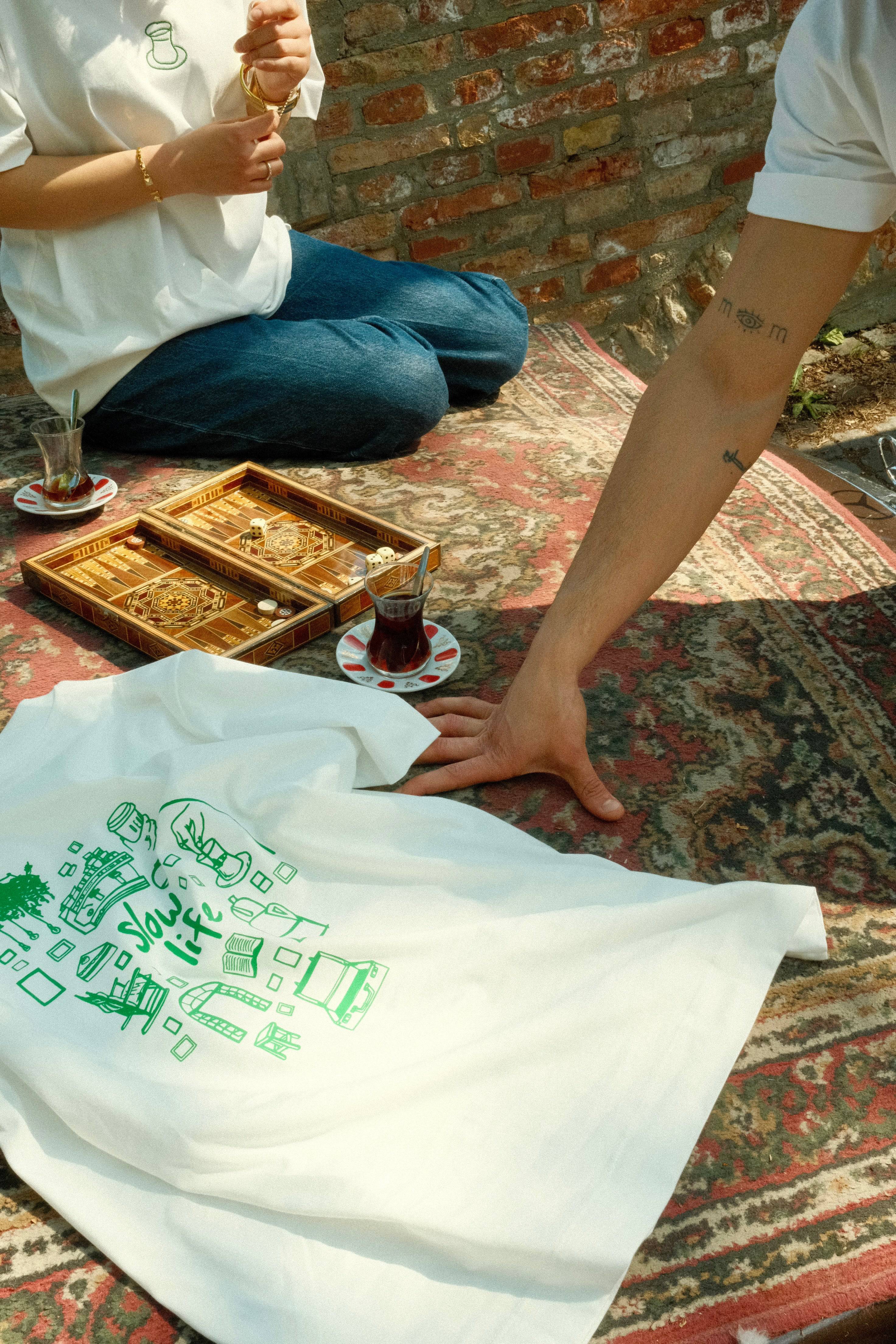 "SLOW LIFE" T-Shirt unisex oversized - DEDE loves NENE