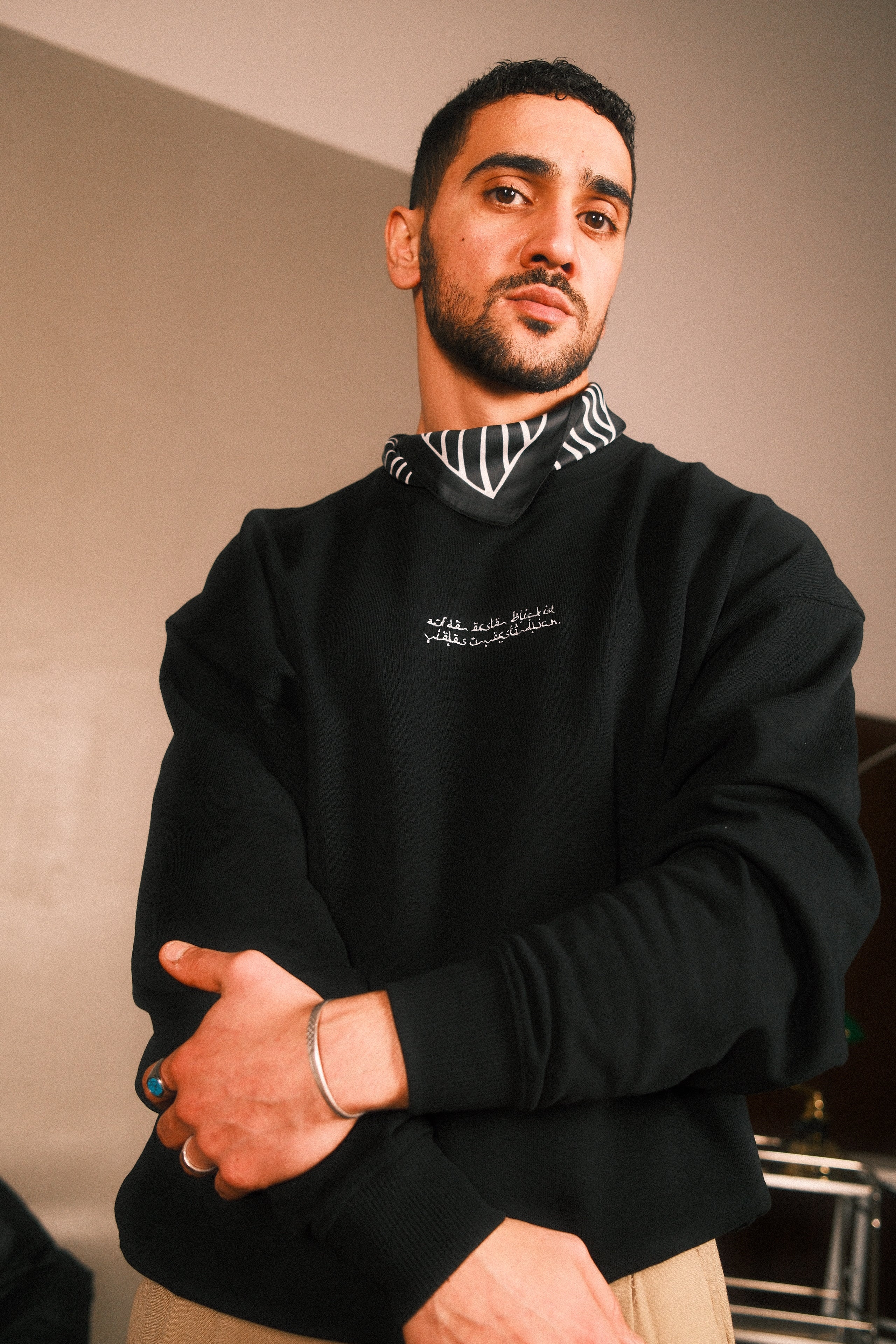 "Auf den ersten Blick" - Sweatshirt Unisex black