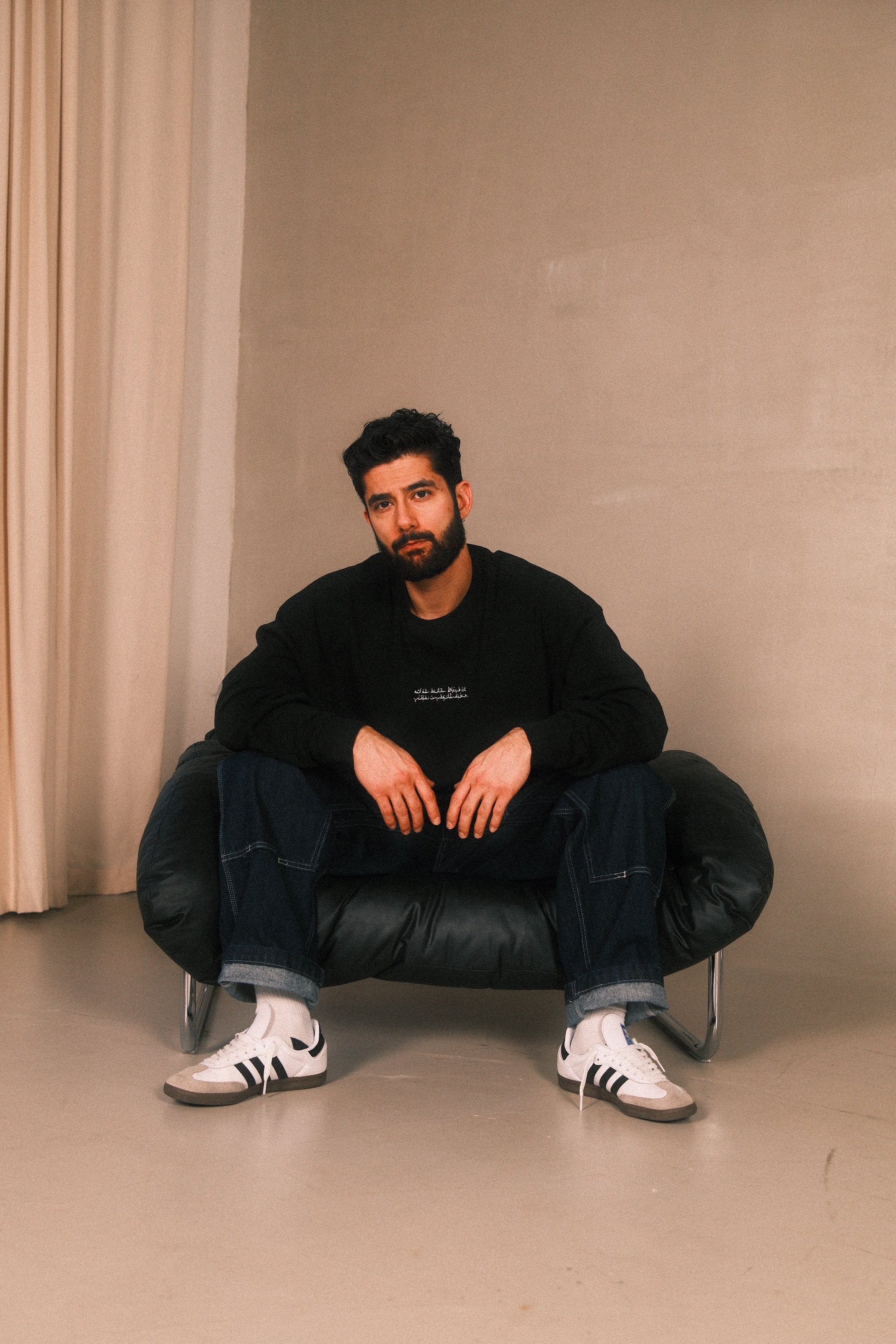 "Auf den ersten Blick" - Sweatshirt Unisex black