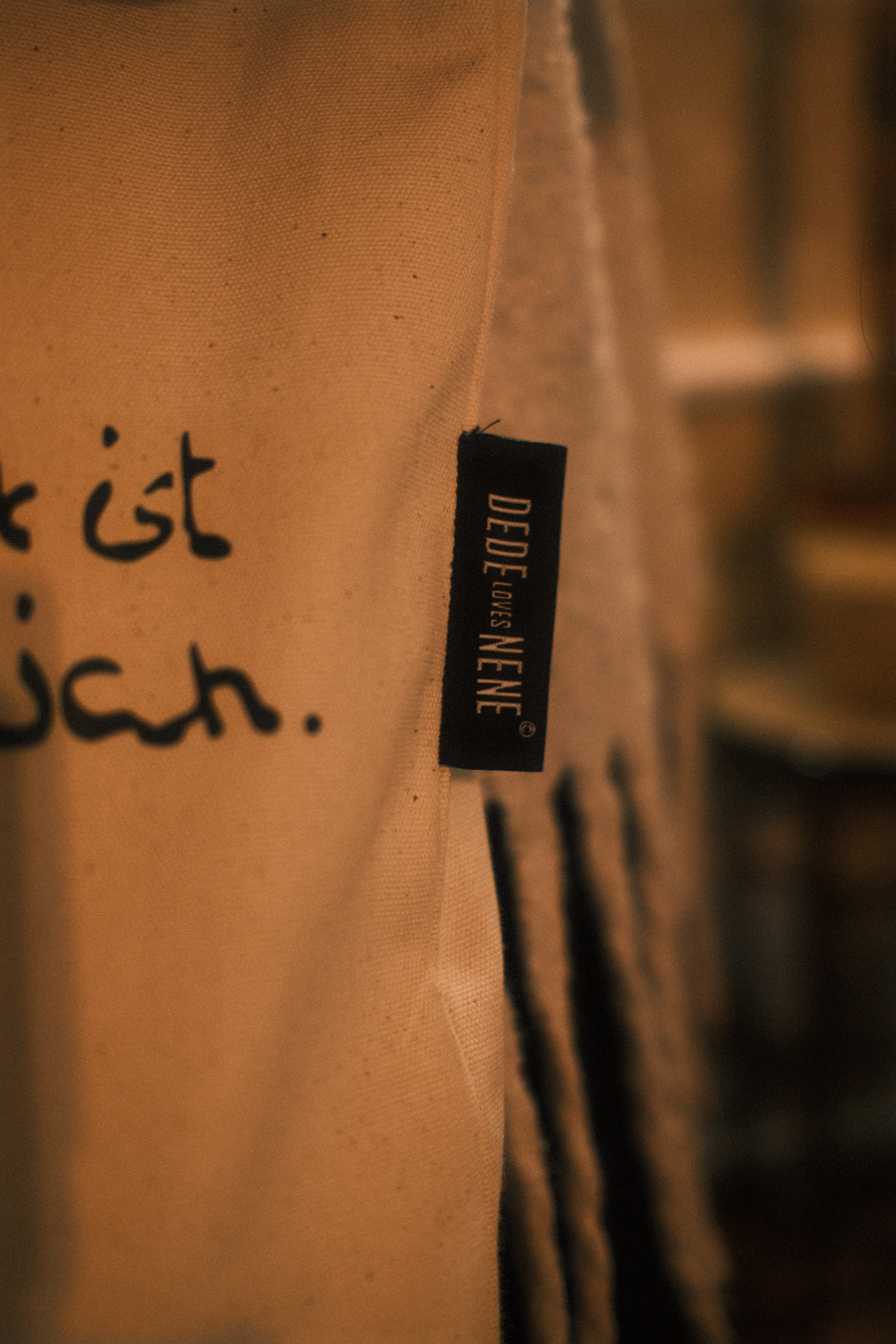 "Auf den ersten Blick" - Stofftasche