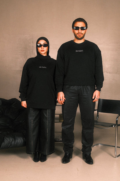 "Auf den ersten Blick" - Sweatshirt Unisex black