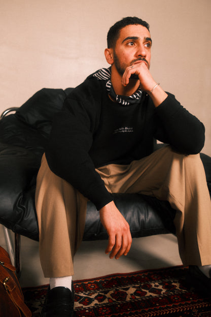 "Auf den ersten Blick" - Sweatshirt Unisex black