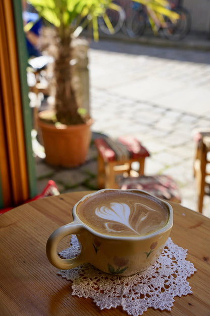 NENE´s Tasse © mit lila Tulpenmuster - DEDE loves NENE