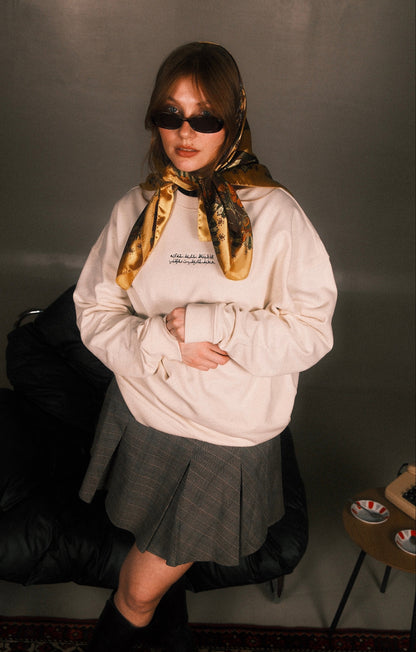 "Auf den ersten Blick" - Sweatshirt Unisex creme